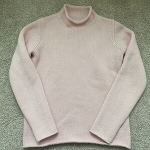 Women's Pink 100% Cashmere Sweater